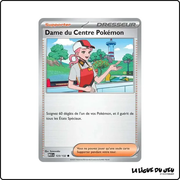 Commune - Pokemon - Méga Évolution de Base - Dame du Centre Pokémon 123/132