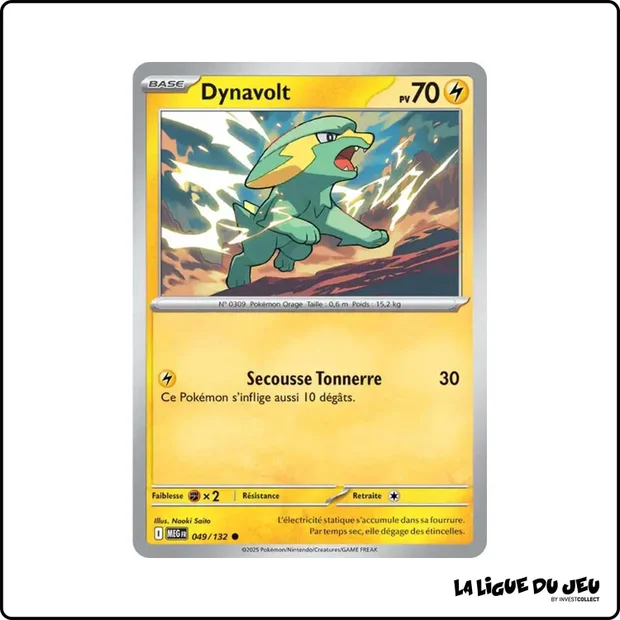 Commune - Pokemon - Méga Évolution de Base - Dynavolt 49/132