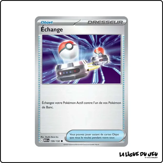 Commune - Pokemon - Méga Évolution de Base - Échange 130/132