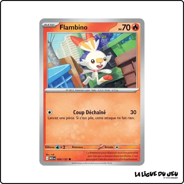 Commune - Pokemon - Méga Évolution de Base - Flambino 26/132