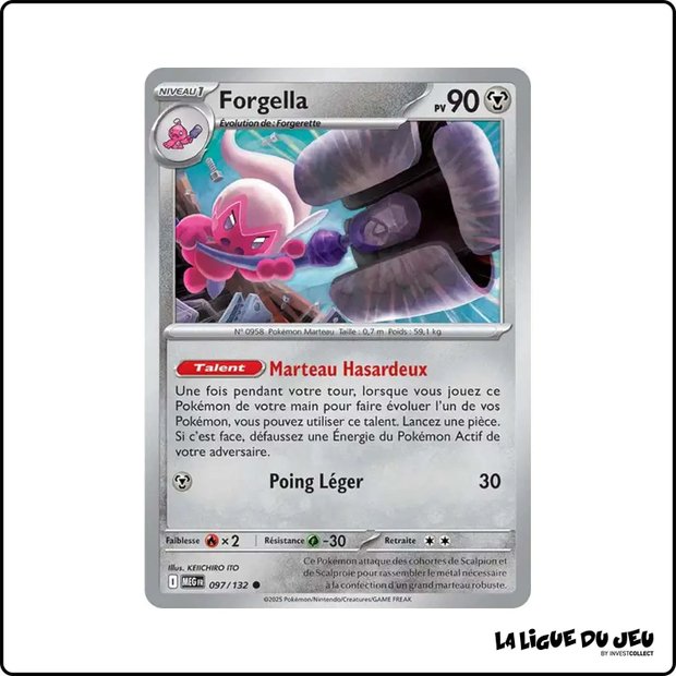 Commune - Pokemon - Méga Évolution de Base - Forgella 97/132