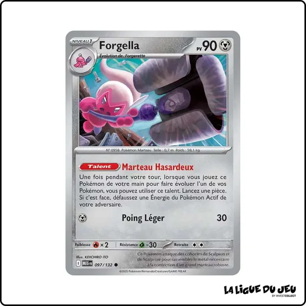Commune - Pokemon - Méga Évolution de Base - Forgella 97/132