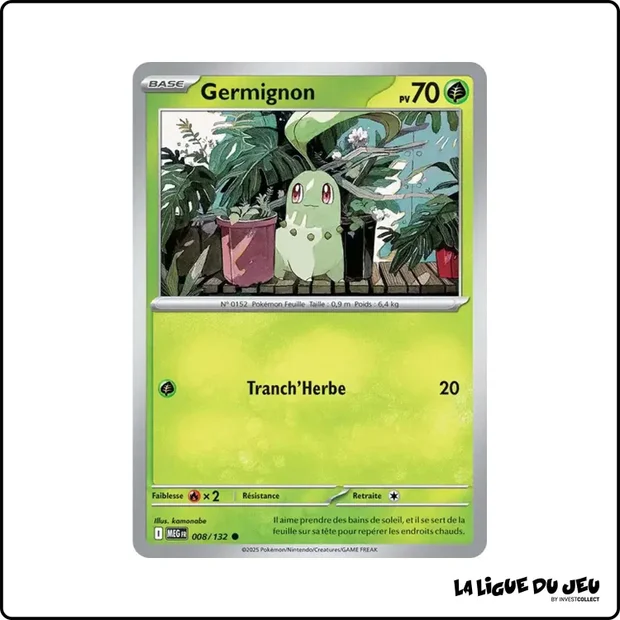 Commune - Pokemon - Méga Évolution de Base - Germingnon 8/132