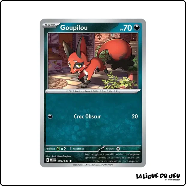 Commune - Pokemon - Méga Évolution de Base - Goupilou 89/132