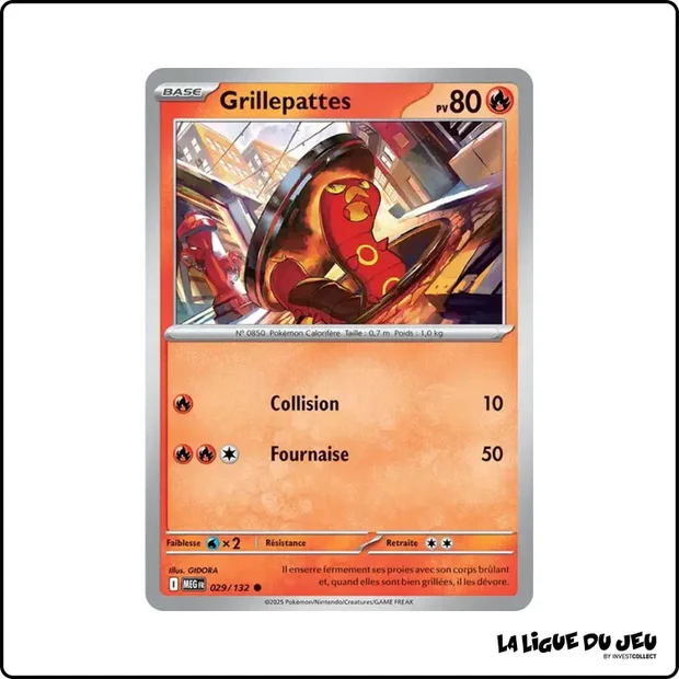 Commune - Pokemon - Méga Évolution de Base - Grillepattes 29/132