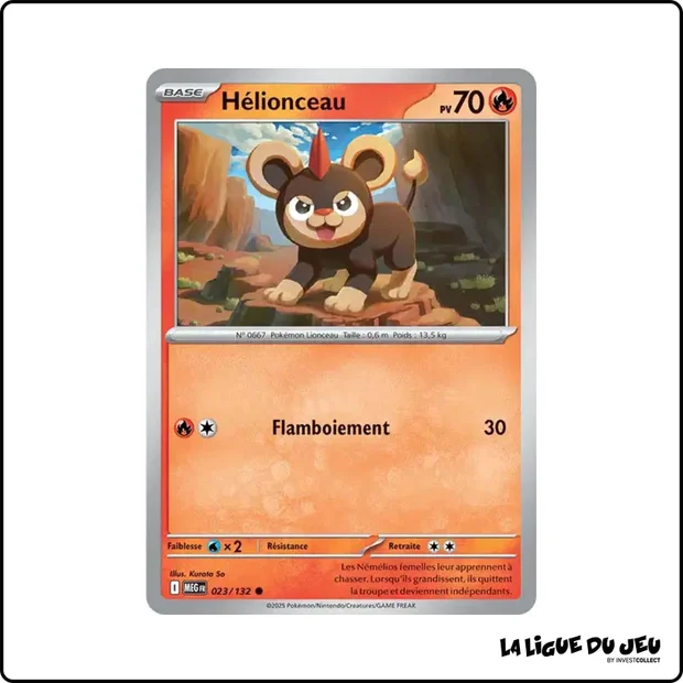 Commune - Pokemon - Méga Évolution de Base - Hélionceau 23/132
