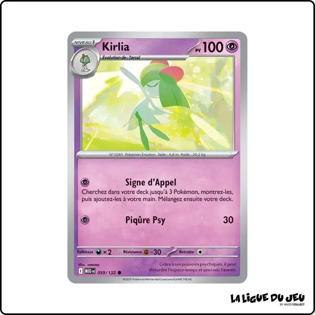 Commune - Pokemon - Méga Évolution de Base - Kirlia 59/132