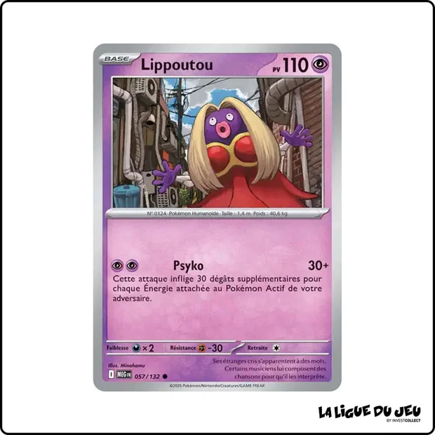 Commune - Pokemon - Méga Évolution de Base - Lippoutou 57/132