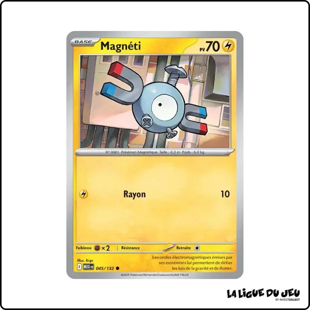 Commune - Pokemon - Méga Évolution de Base - Magnéti 45/132