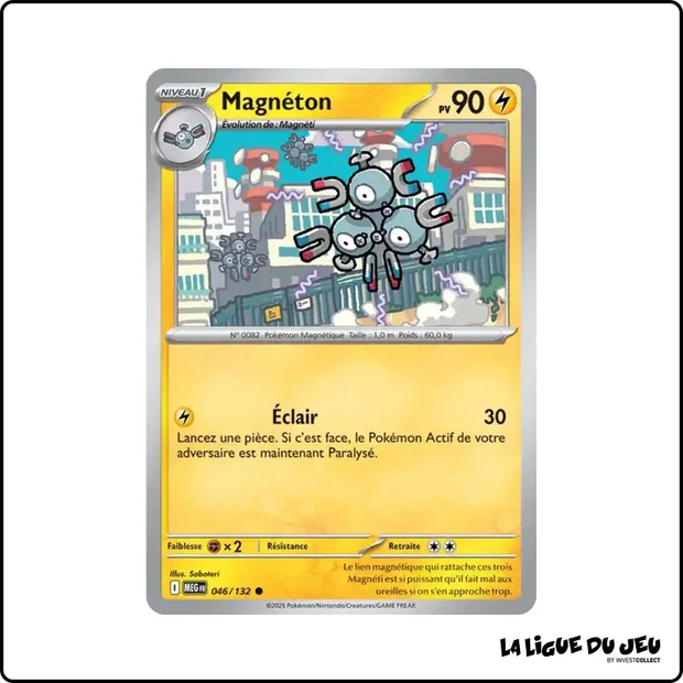 Commune - Pokemon - Méga Évolution de Base - Magnéton 46/132
