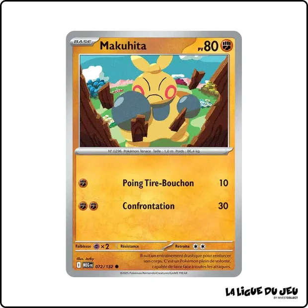 Commune - Pokemon - Méga Évolution de Base - Makuhita 72/132