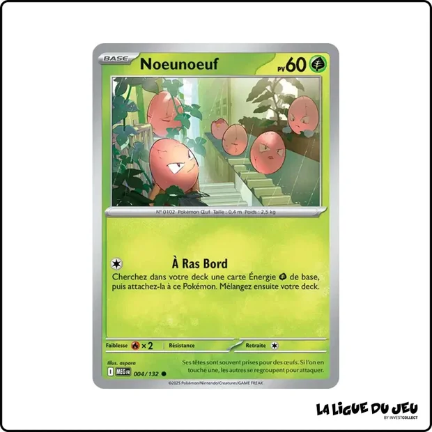Commune - Pokemon - Méga Évolution de Base - Noeunoeuf 4/132
