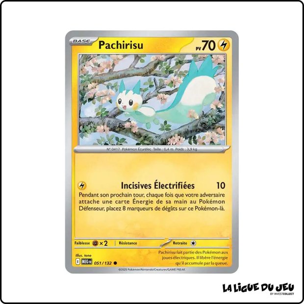 Commune - Pokemon - Méga Évolution de Base - Pachirisu 51/132