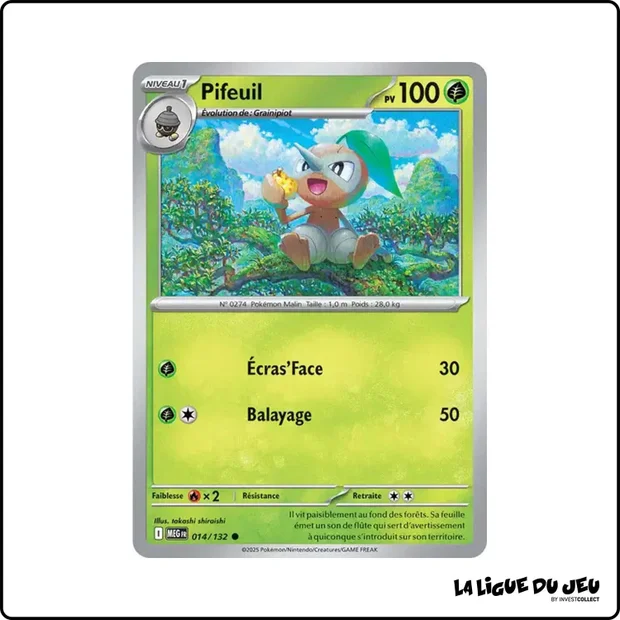 Commune - Pokemon - Méga Évolution de Base - Pifeuil 14/132