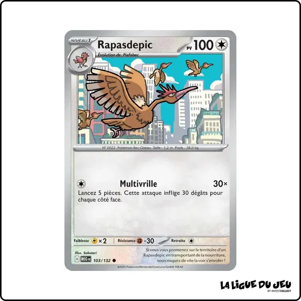 Commune - Pokemon - Méga Évolution de Base - Rapasdepic 103/132