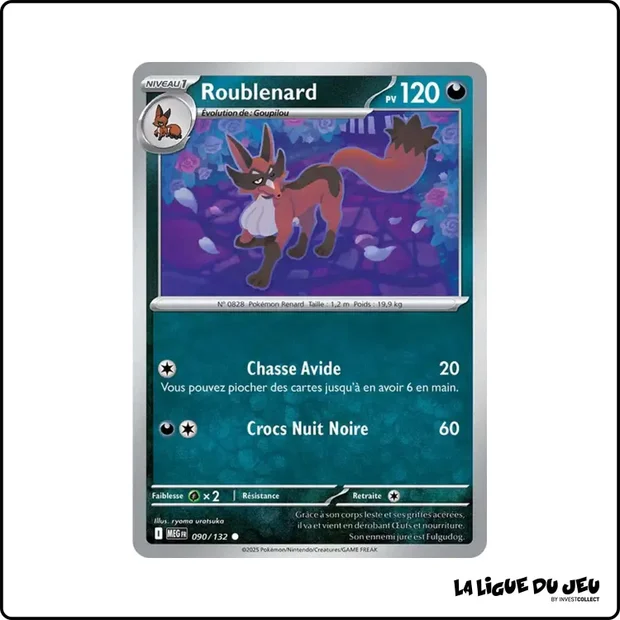 Commune - Pokemon - Méga Évolution de Base - Roublenard 90/132