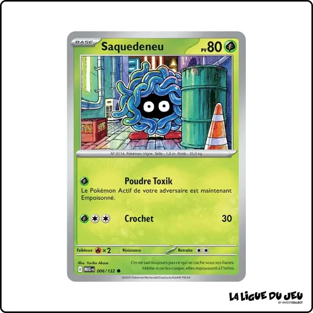 Commune - Pokemon - Méga Évolution de Base - Saquedeneu 6/132