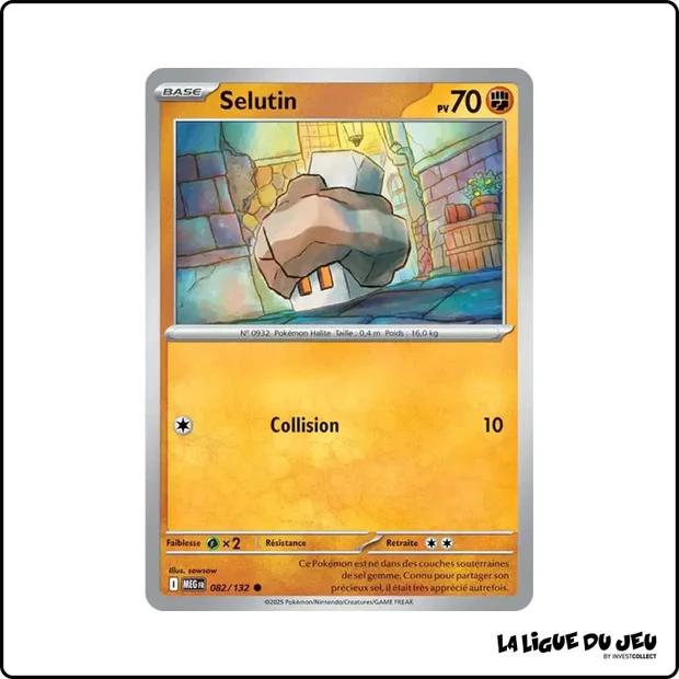 Commune - Pokemon - Méga Évolution de Base - Selutin 82/132