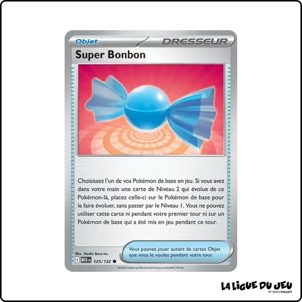 Commune - Pokemon - Méga Évolution de Base - Super Bonbon 125/132