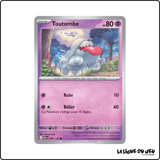 Commune - Pokemon - Méga Évolution de Base - Toutombe 65/132