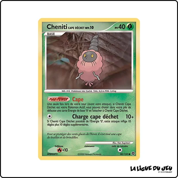 Commune - Pokemon - Merveilles Secrètes - Cheniti Cape Déchet 80/132