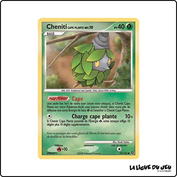 Commune - Pokemon - Merveilles Secrètes - Cheniti Cape Plante 78/132