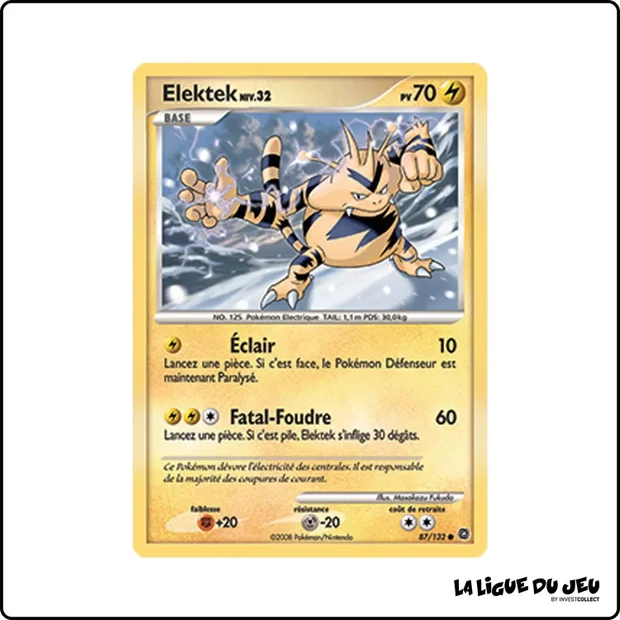 Commune - Pokemon - Merveilles Secrètes - Elektek 87/132