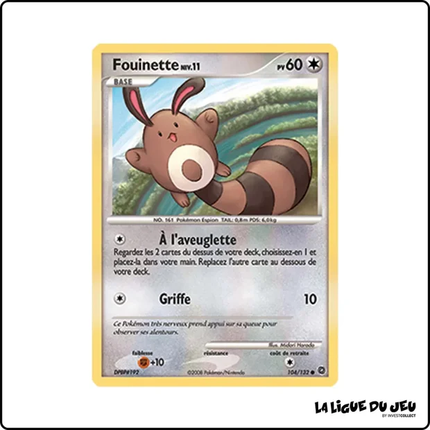 Commune - Pokemon - Merveilles Secrètes - Fouinette 104/132