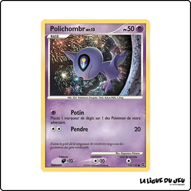 Commune - Pokemon - Merveilles Secrètes - Polichombr 110/132