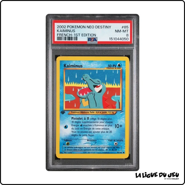 Commune - Pokemon - Neo Destiny - Kaiminus - 85/105 - 1er édition - PSA 8 - Français