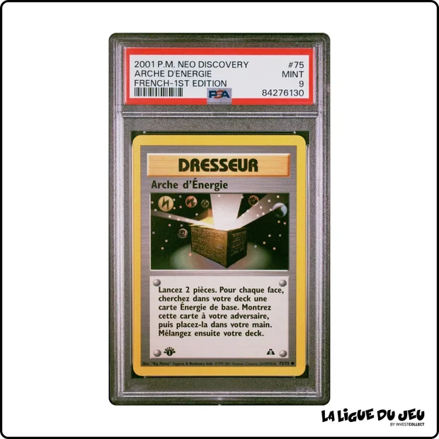 Commune - Pokemon - Neo Discovery - Arche d'Énergie - 75/75 - 1er édition - PSA 9 - Français