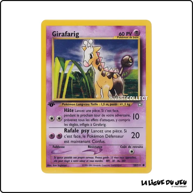 Commune - Pokemon - Neo Genesis - Girafarig 58/111