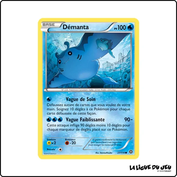 Commune - Pokemon - Offensive Vapeur - Démanta 27/116
