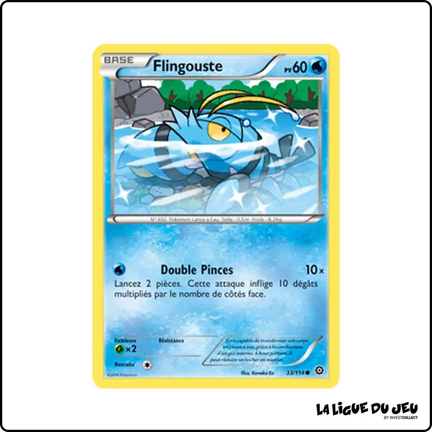 Commune - Pokemon - Offensive Vapeur - Flingouste 33/116