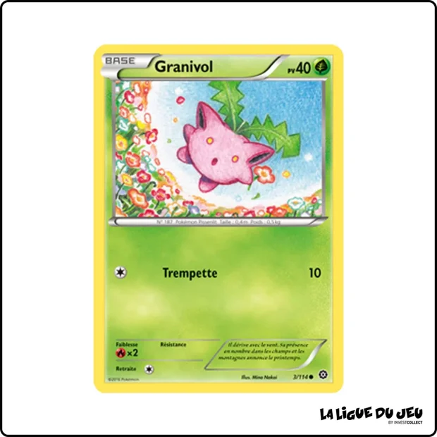 Commune - Pokemon - Offensive Vapeur - Granivol 3/116