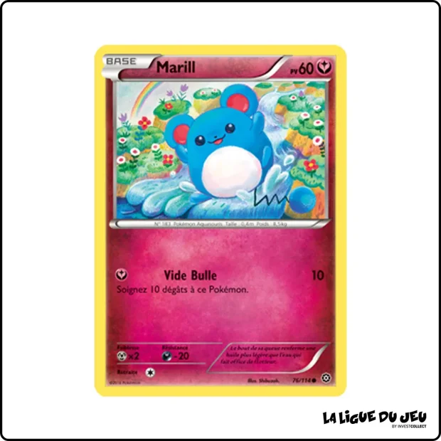 Commune - Pokemon - Offensive Vapeur - Marill 76/116