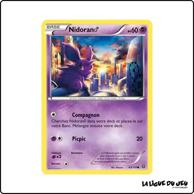 Commune - Pokemon - Offensive Vapeur - Nidoran♂ 43/116