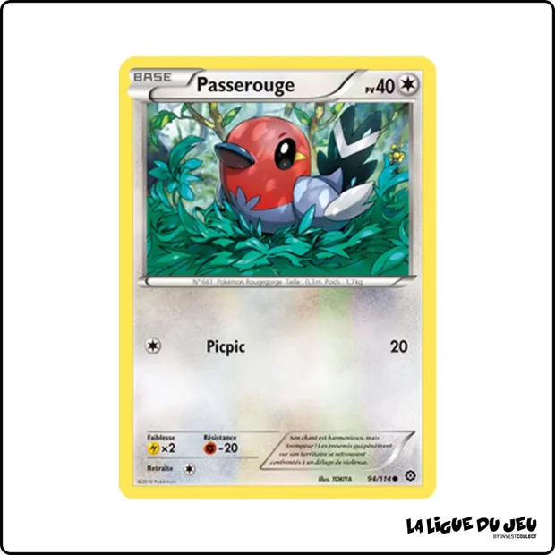 Commune - Pokemon - Offensive Vapeur - Passerouge 94/116