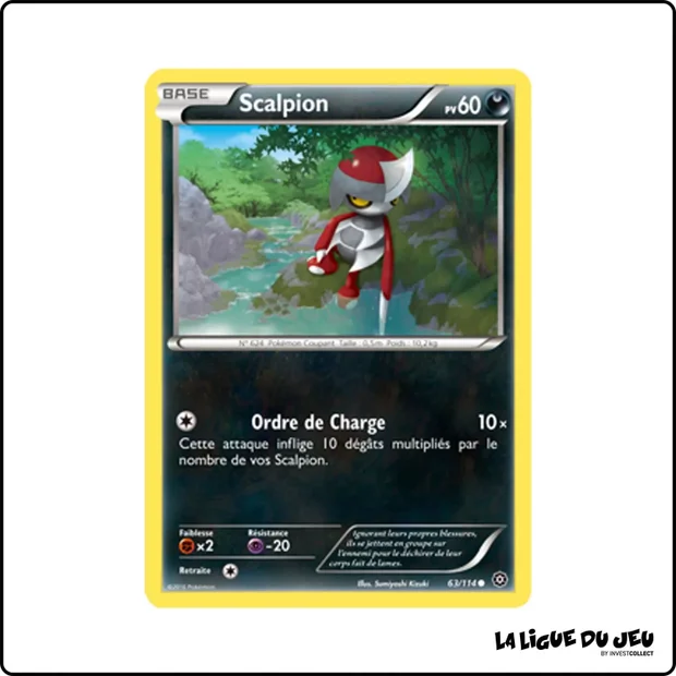 Commune - Pokemon - Offensive Vapeur - Scalpion 63/116