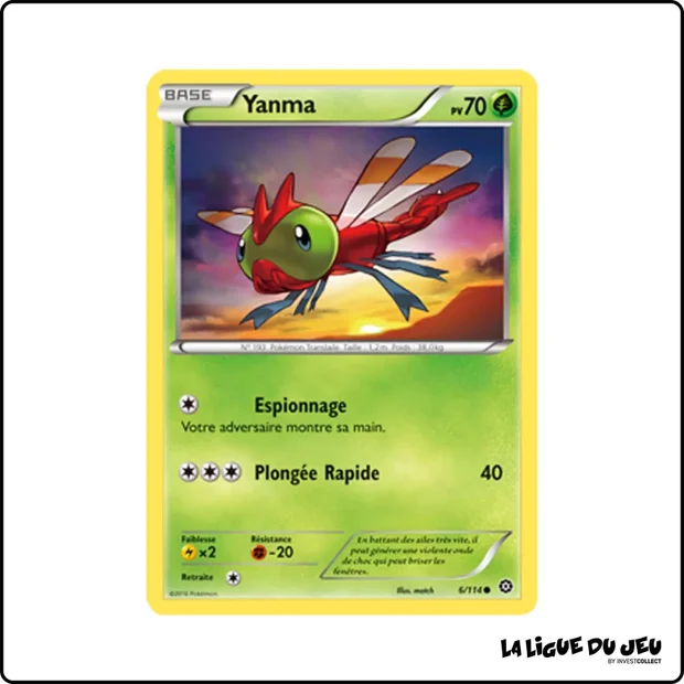 Commune - Pokemon - Offensive Vapeur - Yanma 6/116