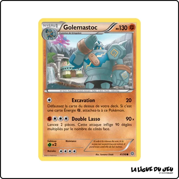 Commune - Pokemon - Origines Antiques - Golemastoc 41/98