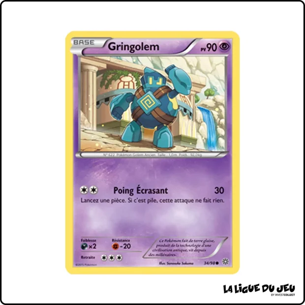 Commune - Pokemon - Origines Antiques - Gringolem 34/98