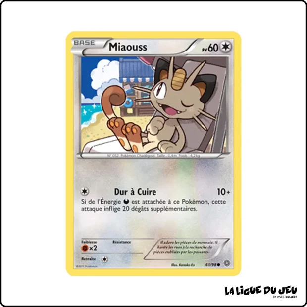 Commune - Pokemon - Origines Antiques - Miaouss 61/98