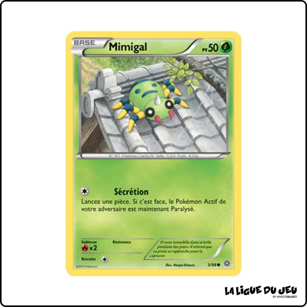 Commune - Pokemon - Origines Antiques - Mimigal 5/98