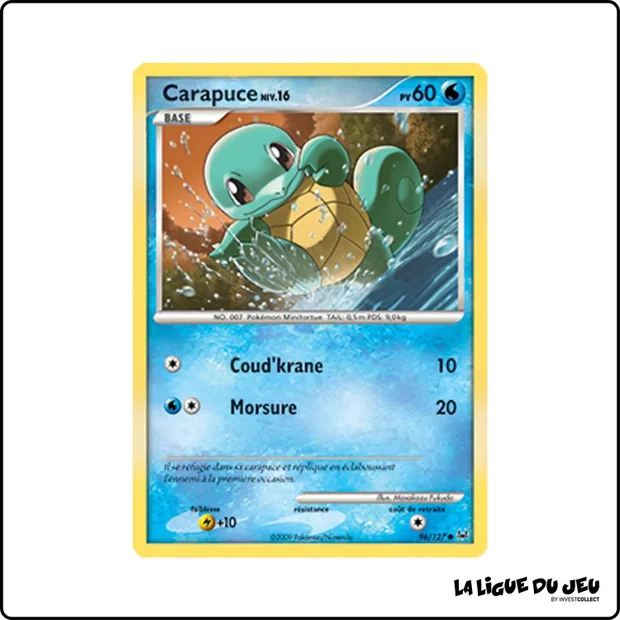 Commune - Pokemon - Platine de Base - Carapuce 96/127