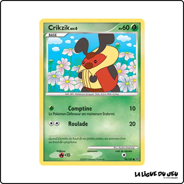 Commune - Pokemon - Platine de Base - Crikzik 78/127