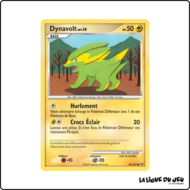 Commune - Pokemon - Platine de Base - Dynavolt 74/127