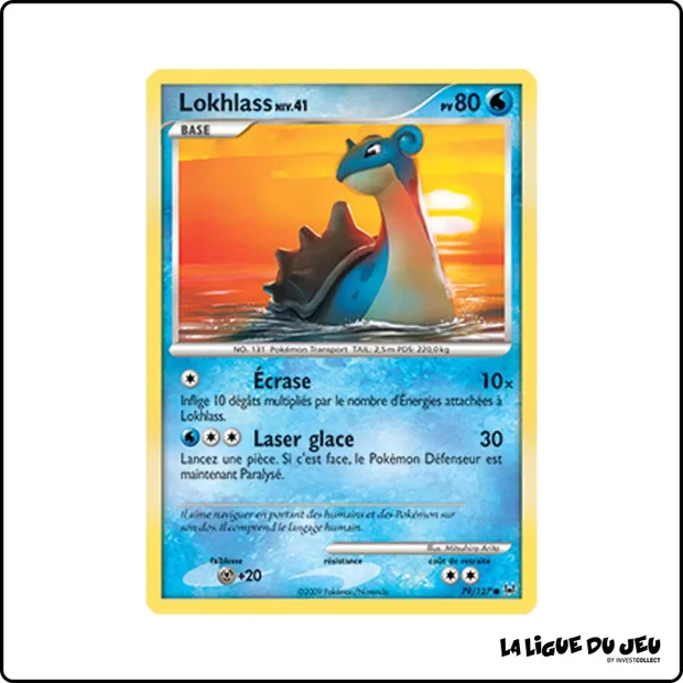Commune - Pokemon - Platine de Base - Lokhlass 79/127