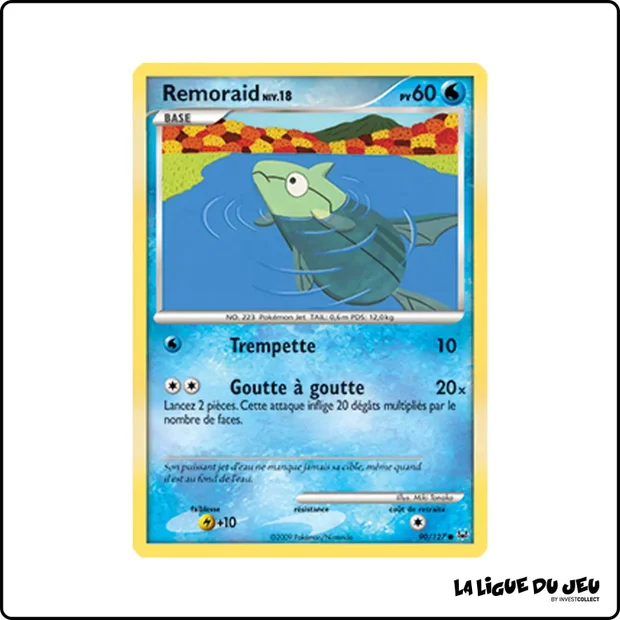 Commune - Pokemon - Platine de Base - Remoraid 90/127