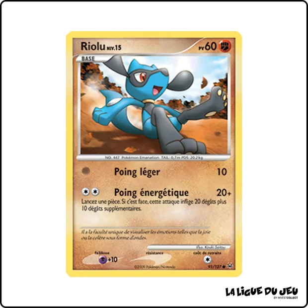 Commune - Pokemon - Platine de Base - Riolu 91/127